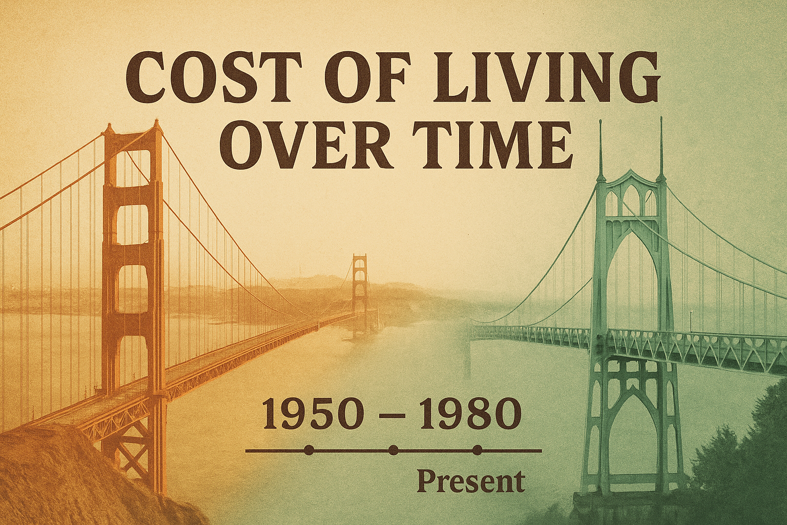 Cost of living over time